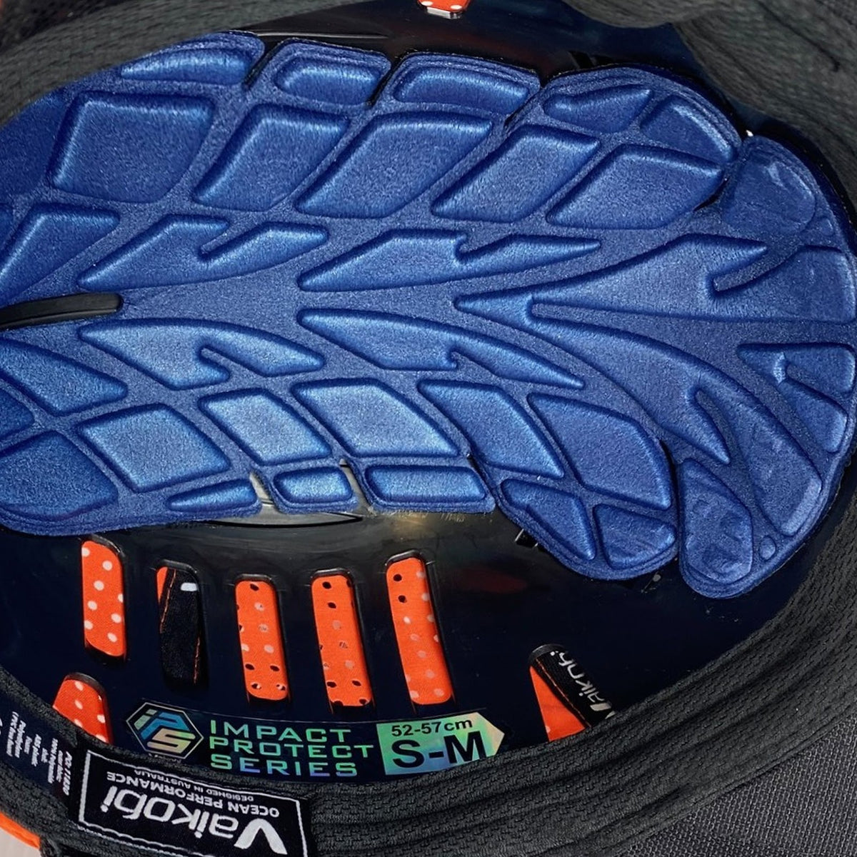 Vaikobi Gen II bump hat – inside view of impact shell