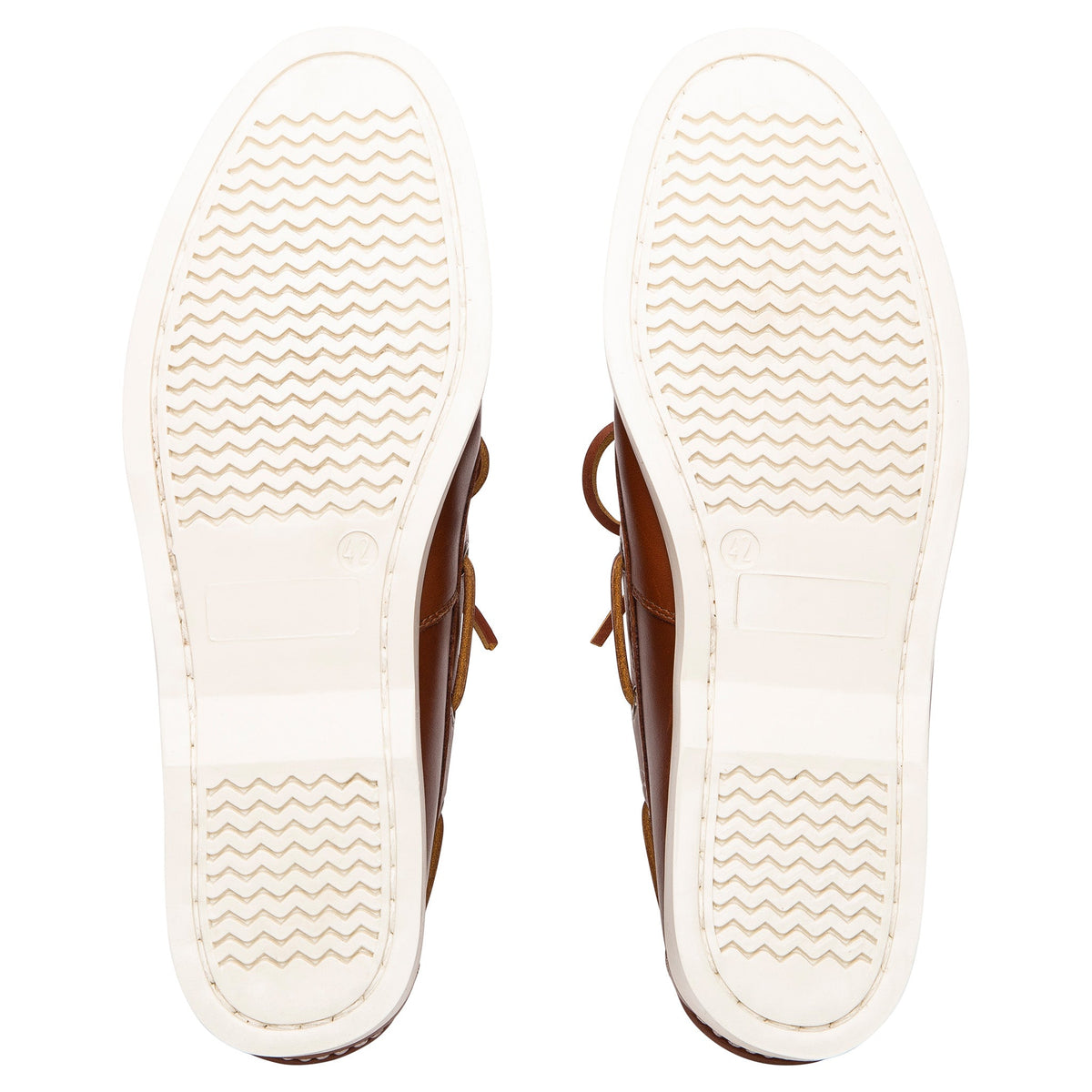 Burke Flinders Leather Deck Shoe - Tan