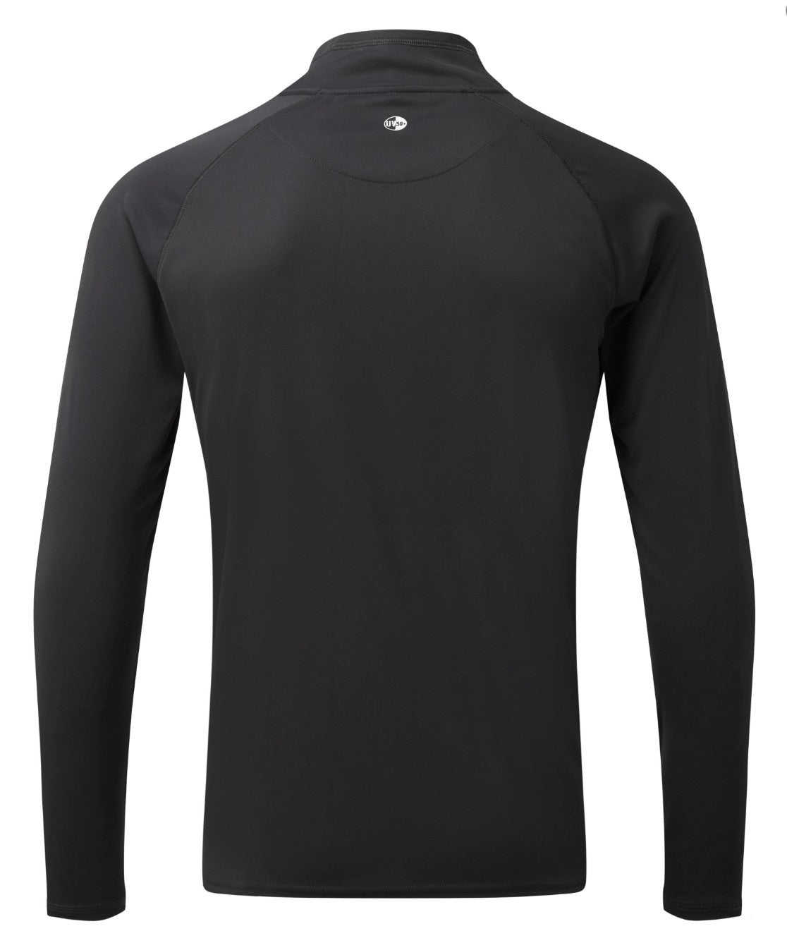 GILL MEN'S UV TEC ZIP NECK LONG SLEEVE TOP - CHARCOAL - SIZE SMALL ONLY