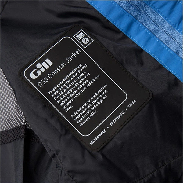 GILL OS3 Coastal Womens Jacket Light Blue- SIZE 10 ONLY - DISCONTINUED STYLE