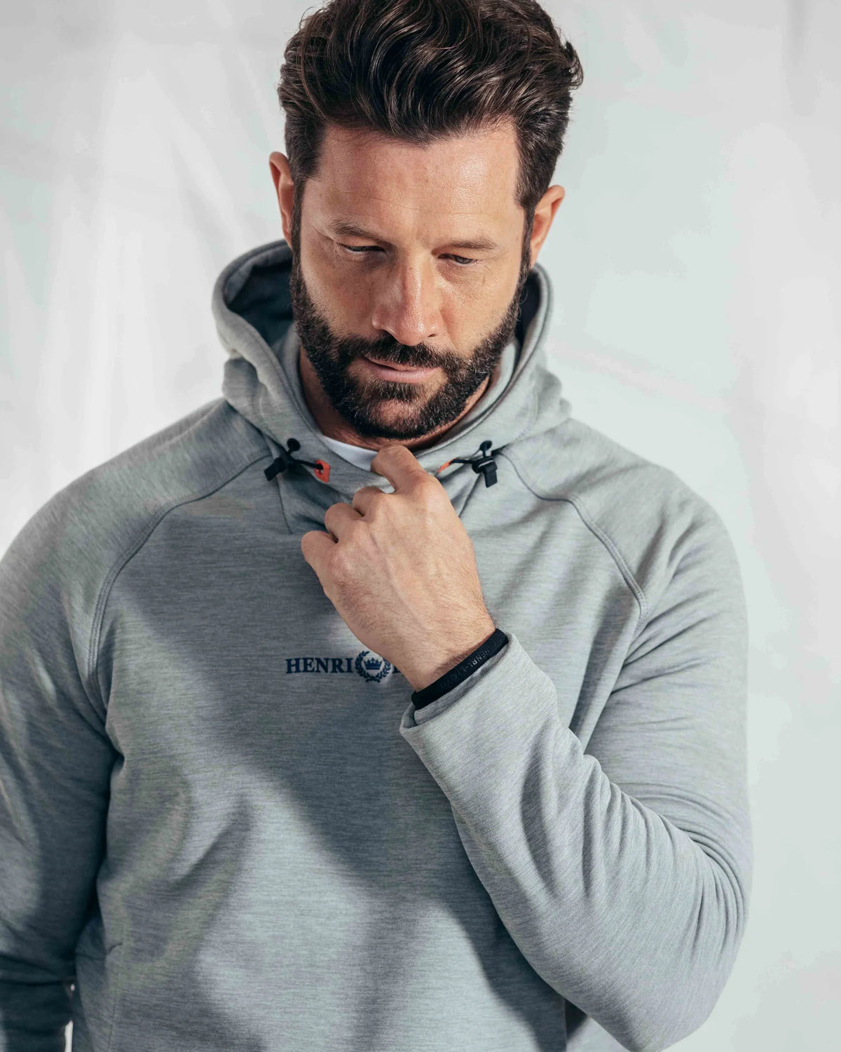 HENRI LLOYD AKTIV STRETCH HOOD - GREY MARL