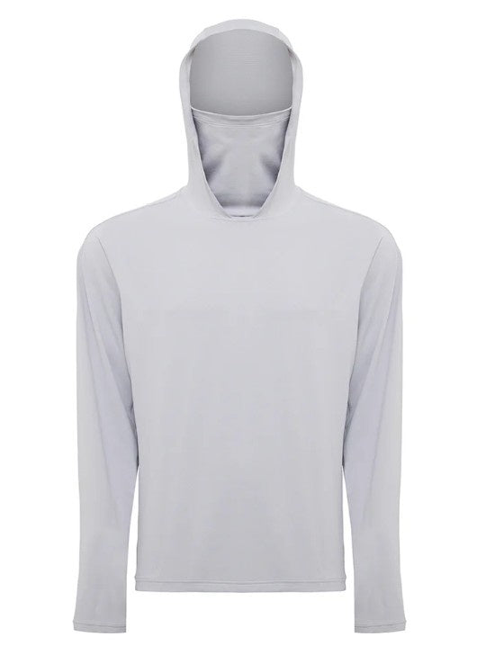 BURKE HOODED SUNSHIRT - LIGHT GREY