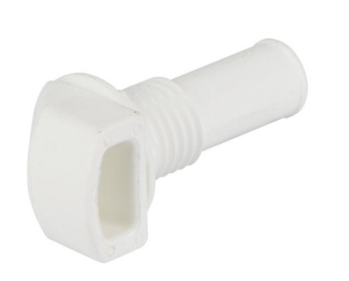 WHITE NYLON FUEL BREATHER VENT