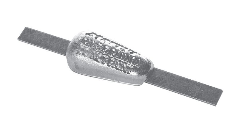 ALUMINIUM TEARDROP WITH STRAP - 175 X 80 X 40MM