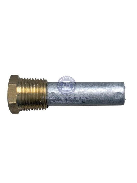 ANODE - ZINC ENGINE UNIVERSAL WITH BRASS PLUG 44MM X 9.5MM