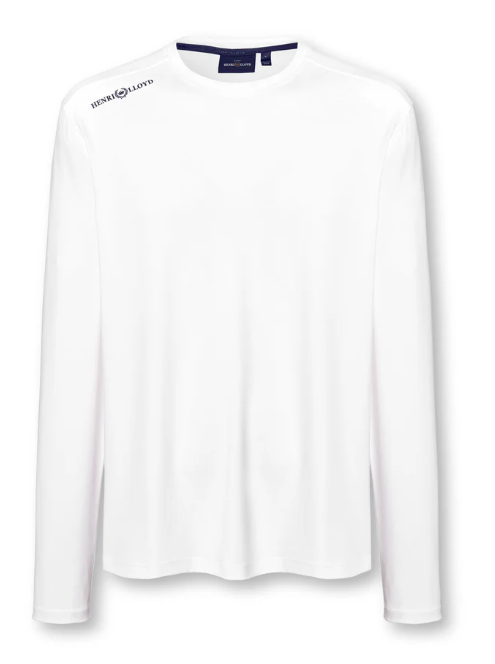 HENRI LLOYD DRI-FAST LONG SLEEVE TEE - WHITE