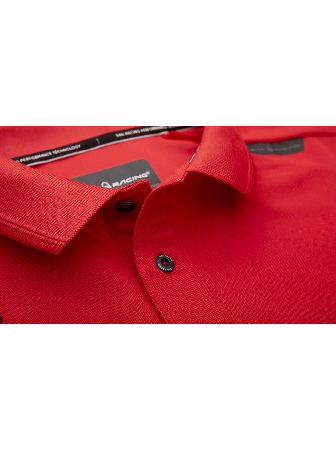SAIL RACING BOW TECH POLO - BRIGHT RED
