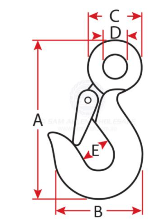 120MMX28MM SNAP HOOK