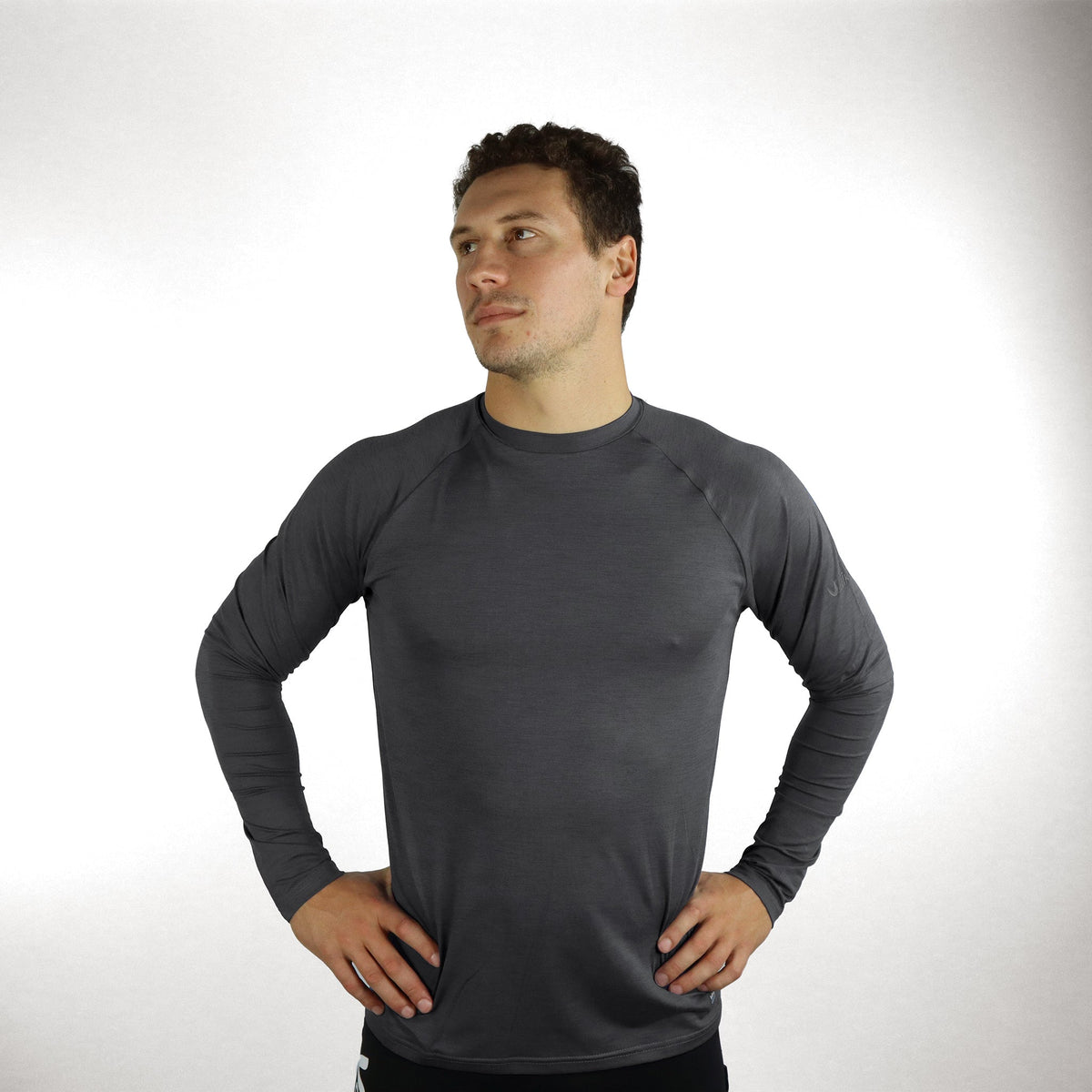 Vaikobi UV Ocean Tech Long Sleeve Tee - Charcoal