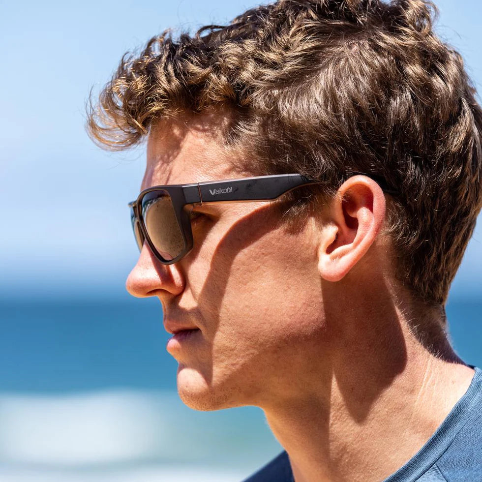 VAIKOBI MOLOKAI POLARIZED SUNGLASSES (BROWN/AMBER)
