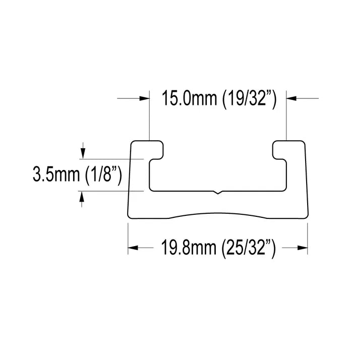 RONSTAN SERIES 19 C-TRACK END CAP - SOLD IN PAIRS
