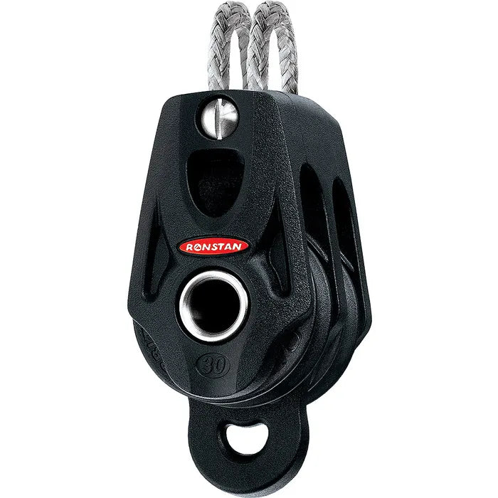 RONSTAN SERIES 30 DOUBLE BB ORBIT BLOCK WITH BECKET