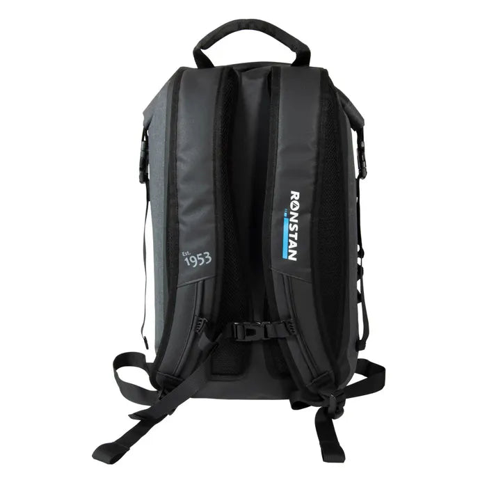 RONSTAN DRY ROLL-TOP 30L BACKPACK - BLACK & GREY