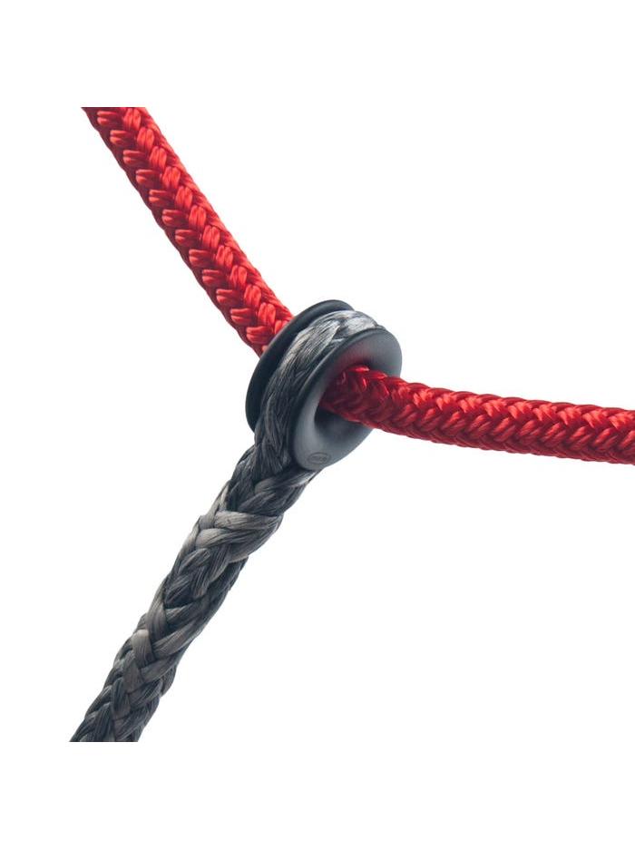 RONSTAN ROPE GLIDE RING , 57mm x 26mm x 25mm, Black