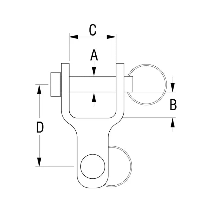 RONSTAN TWO WAY LINK - 5MM