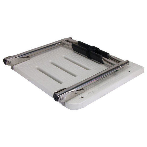 SWIM PLATFORM LADDER - STAINLESS STEEL - 2 STEP - 450MM X W 350MM X THICKNESS 18MM