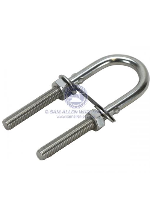 10MM X 130MM STAINLESS STEEL U BOLT