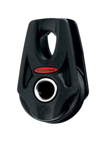Ronstan Series 30 Orbit Block, Single & Becket, Fixed Head