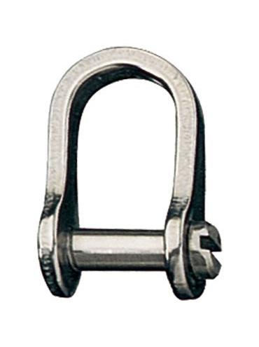 RONSTAN D SHACKLE - SLOTTED PIN 3/16", L:18MM, W:10MM