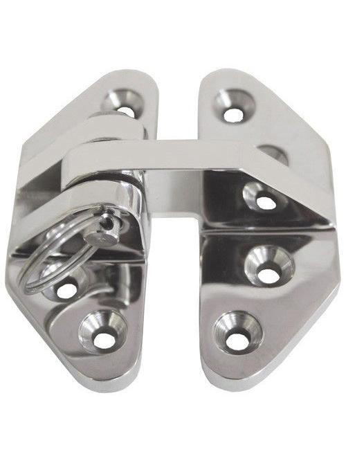 SEPARATING HATCH HINGE 76X64MM - 316 STAINLESS STEEL