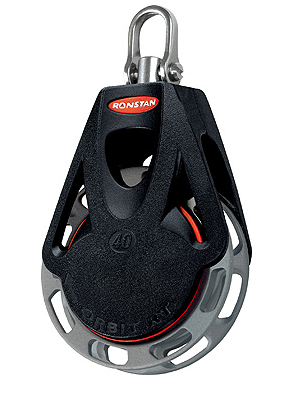 RONSTAN SERIES 40 AUTO / MANUAL RATCHET ORBIT BLOCK - SWIVEL HEAD