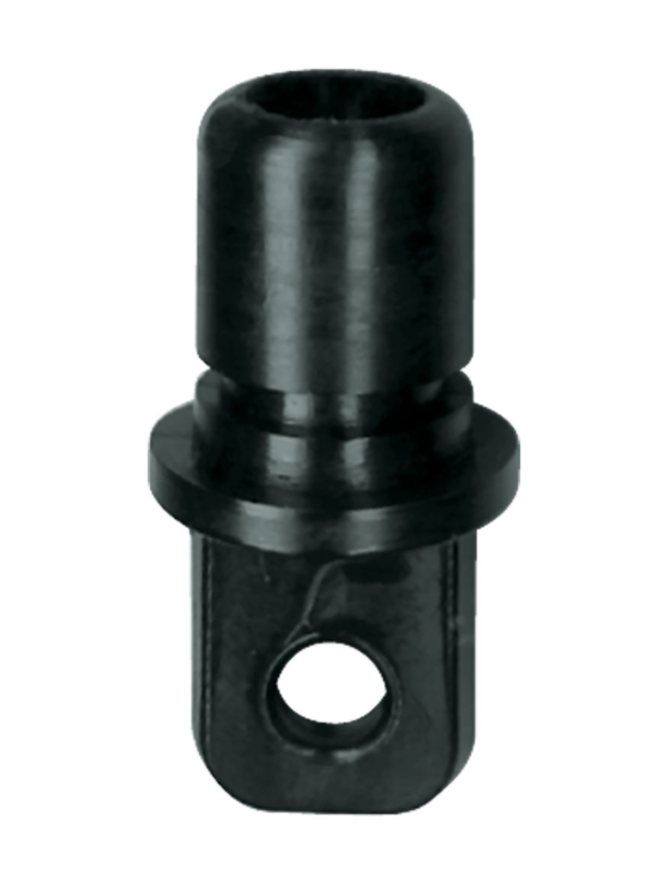 CANOPY TUBE END 19MM X 1.6MM BLACK