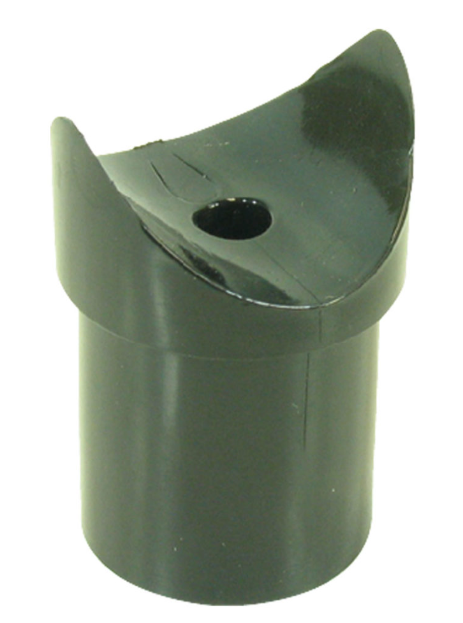 CANOPY TUBE END TEE BLK NYLON 25MM