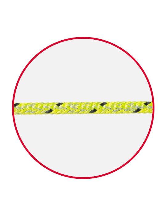 MARLOW EXCEL RACING 4MM LIME GREY - SOLD PER METRE