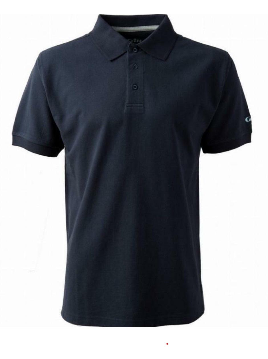GILL COTTON MEN'S POLO - NAVY - SIZE MEDIUM ONLY