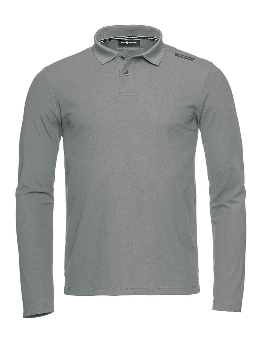 SAIL RACING BOW TECH POLO LONG SLEEVE - DIM GREY