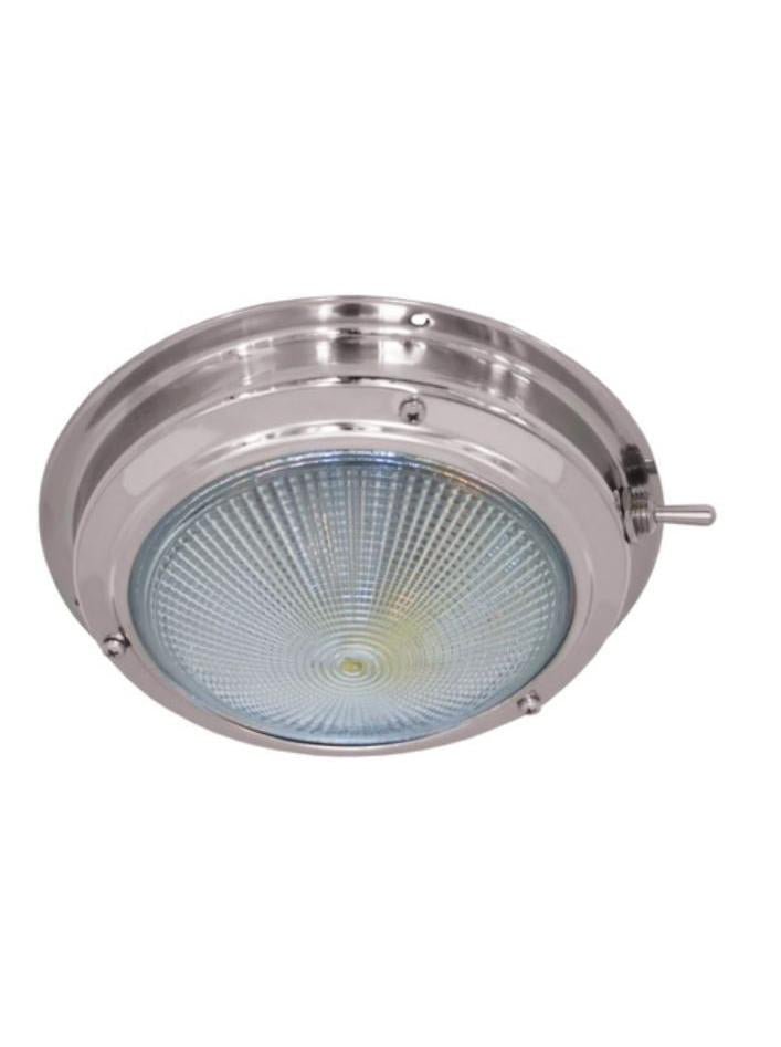 SMALL LED STAINLESS STEEL DOME LIGHT - 12V