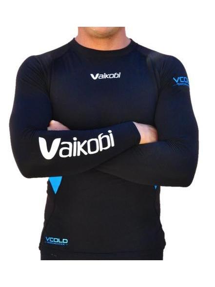 VAIKOBI VCOLD PERFORMANCE BASE TOP - BLACK/CYAN