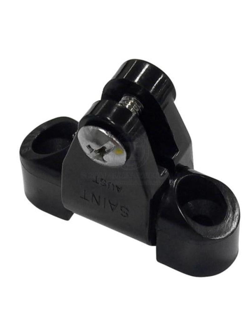 CANOPY - DECK MOUNTS SWIVEL FORK NYLON - BLACK