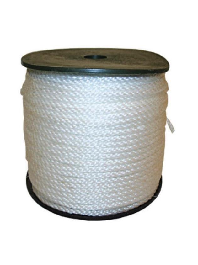 RWB MARINE SILVER ROPE - 10MM - SOLD PER METRE
