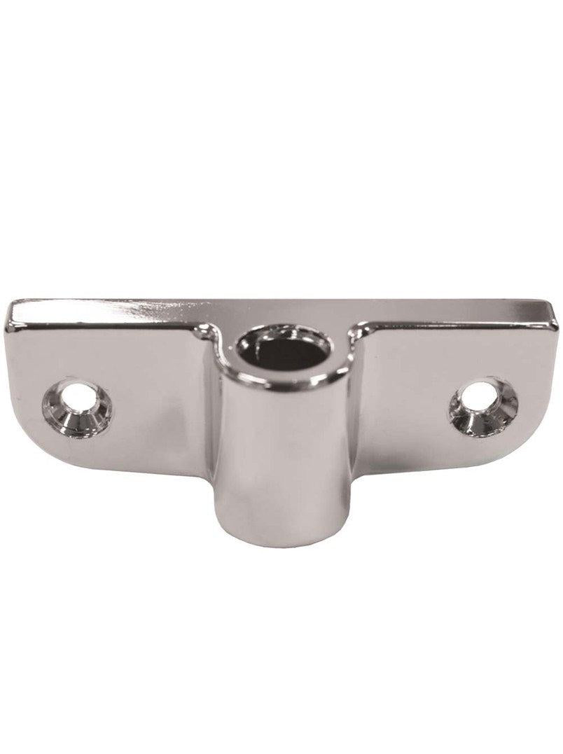 CHROME ROWLOCK PLATES SIDE MOUNT PLATES - 7/16"