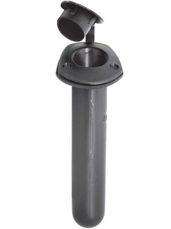 ROD HOLDER - LARGE OVAL HEAD & SEALING CAP - BLACK