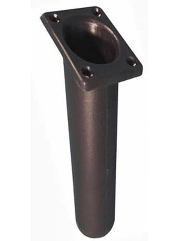 ROD HOLDER - NARROW PLASTIC - ANGLED SHAFT - BLACK