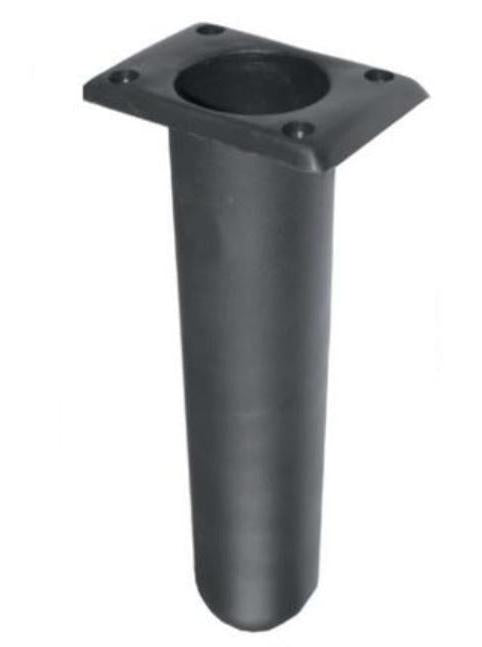 ROD HOLDER - NARROW PLASTIC - STRAIGHT SHAFT - BLACK