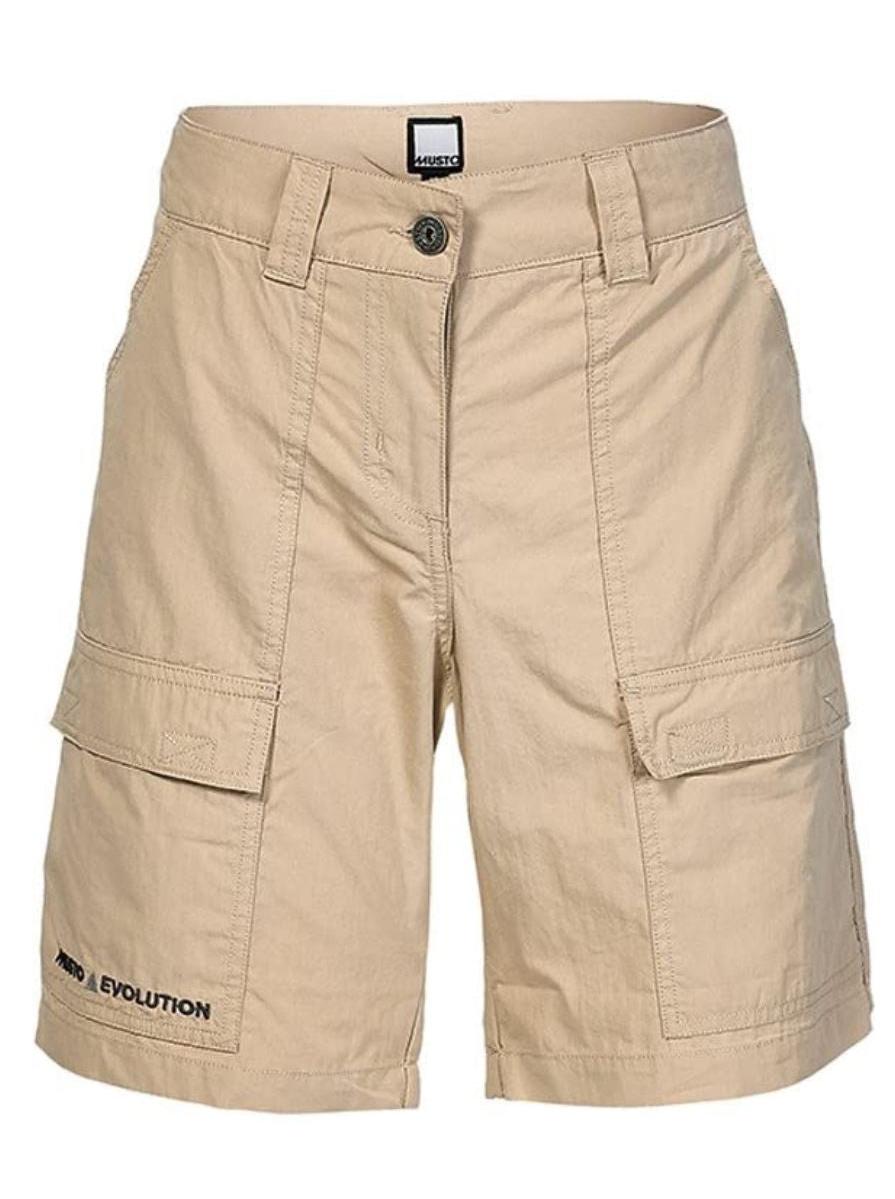 MUSTO EVOLUTION WOMEN'S FAST DRY SHORTS LIGHT STONE