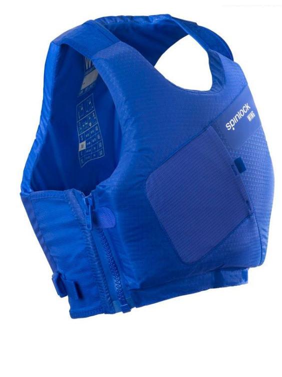 SPINLOCK WING SIDE ZIP PFD 50N - COBALT BLUE