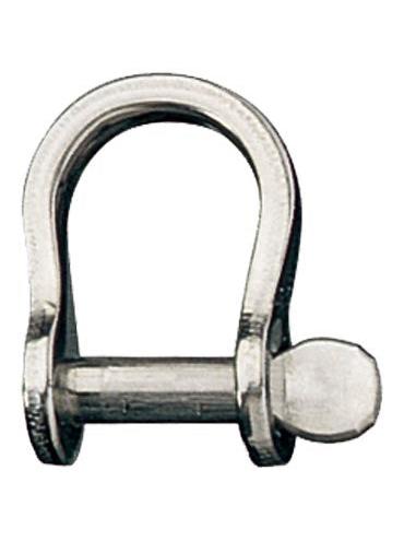 RONSTAN BOW SHACKLE WITH SLOTTED PIN 4MM, L:14MM, W:13MM.