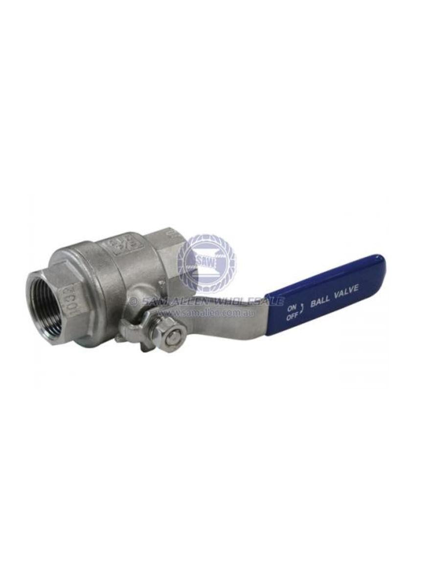 BALL VALVE 1" BSP 316 SS