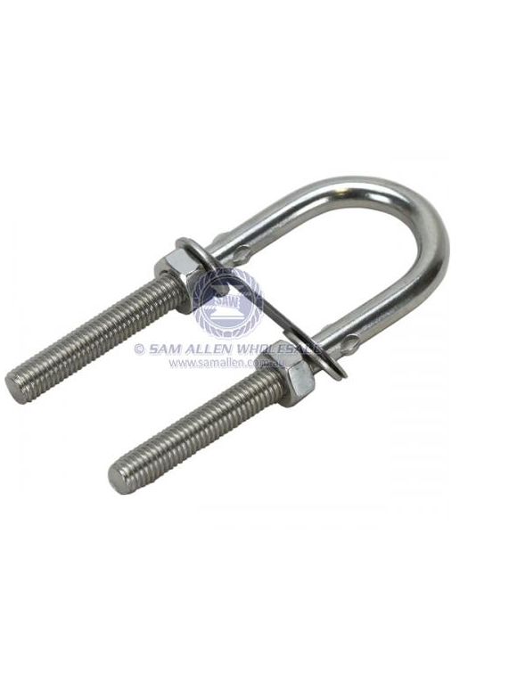 304G STAINLESS U-BOLT - 8MM X 80MM