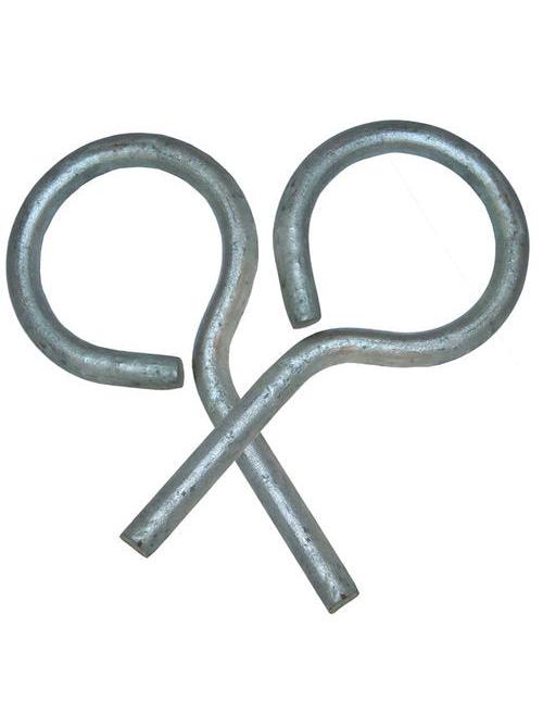 RING ROWLOCKS - GALVANISED - 10MM - SOLD AS A PAIR
