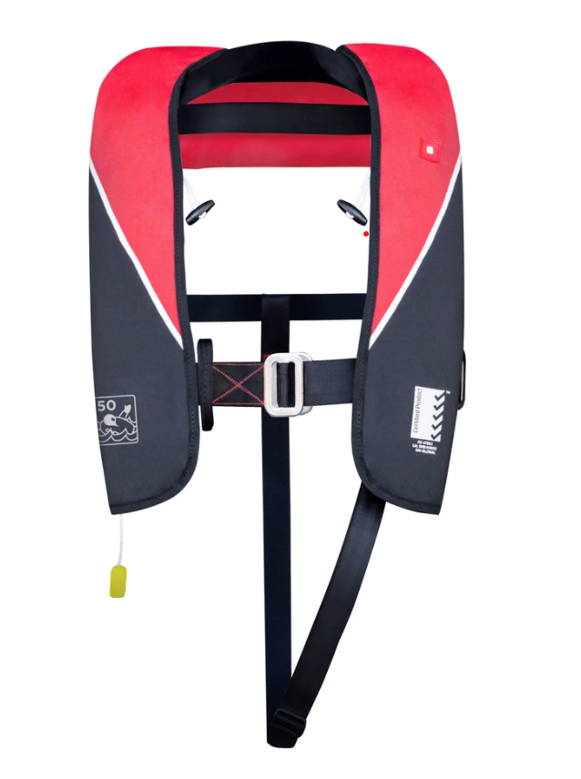 BURKE WHIP 150N MANUAL INFLATABLE LIFEJACKET WITH HARNESS