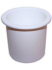 CAN HOLDER -RECESS WHITE