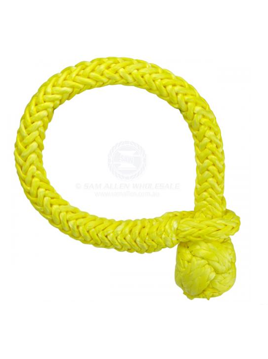 SAM ALLEN SOFT SHACKLE 14MM X 150MM 23750KG YELLOW - SINGLE