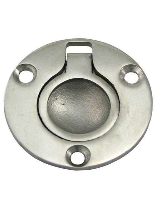 ROUND FLUSH PULL 52MM - 316 STAINLESS STEEL