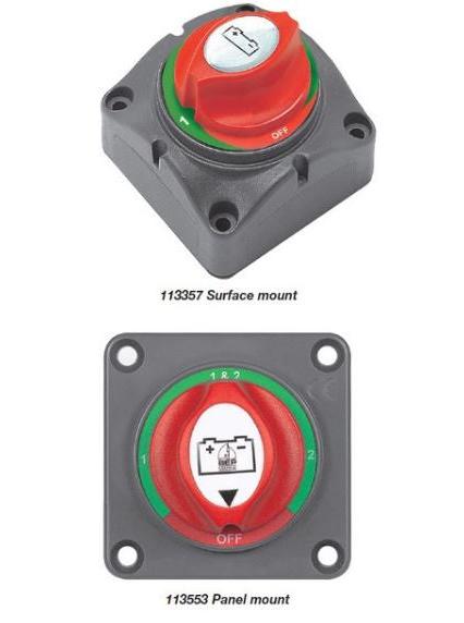 BEP MINI FOUR POSITION BATTERY SWITCH