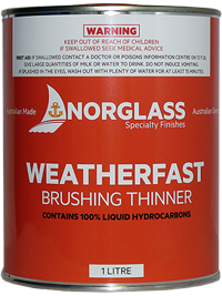 3055 WEATHERFAST BRUSHING THINNERS 1LITRE -AVAILABLE IN STORE ONLY